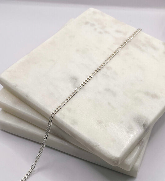 Sterling Silver - Figaro Chain